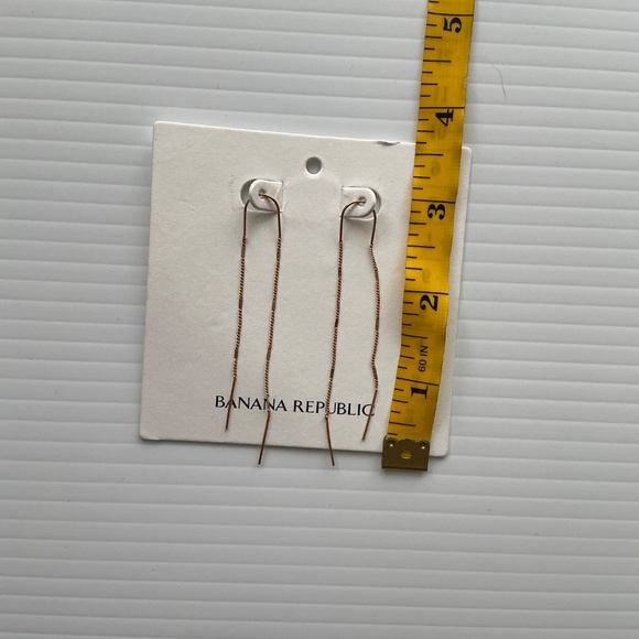 Banana Republic Gold Plated Threader Earrings - Picture 4 of 4